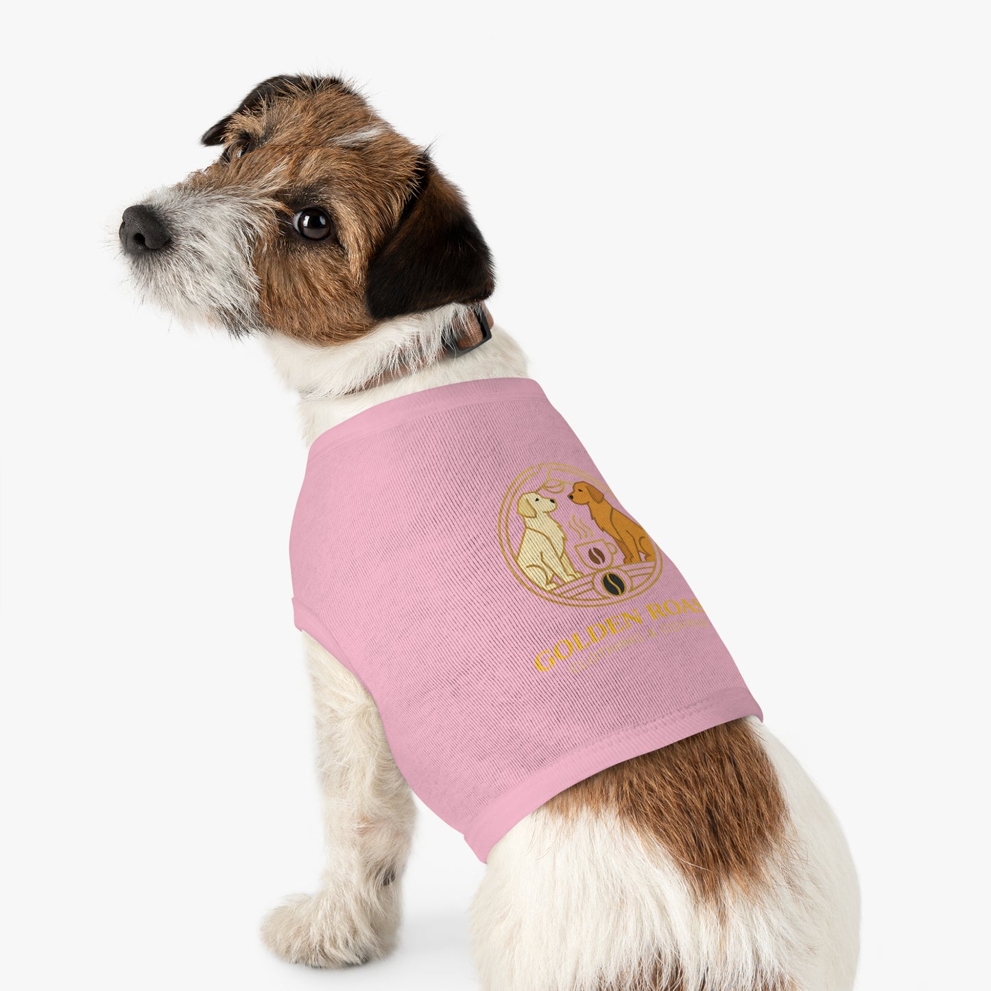 Pet Tank Top with Golden Roast Logo