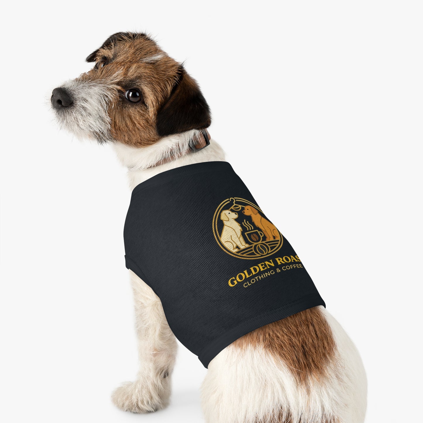 Pet Tank Top with Golden Roast Logo