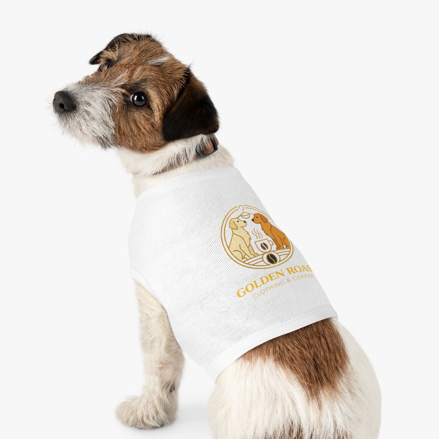Pet Tank Top with Golden Roast Logo