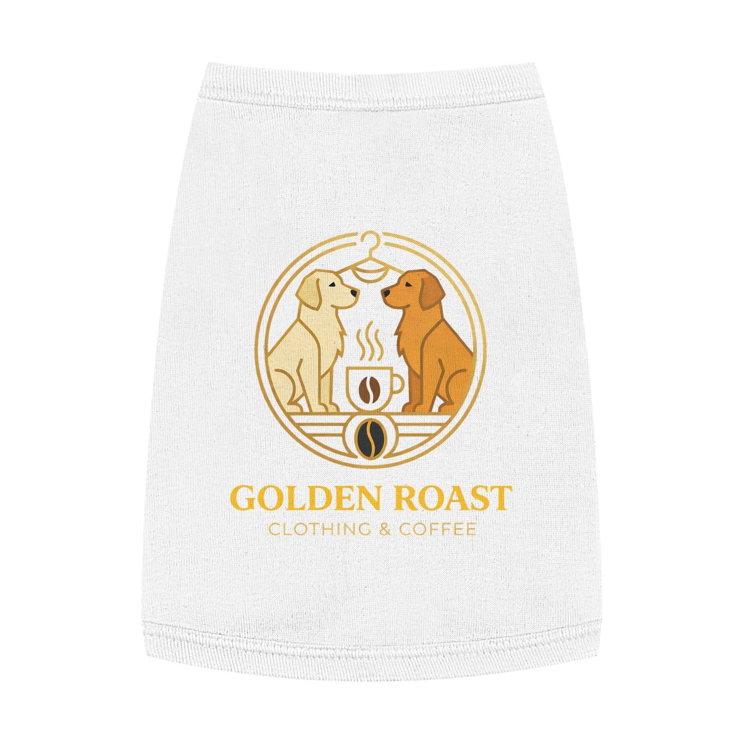 Pet Tank Top with Golden Roast Logo