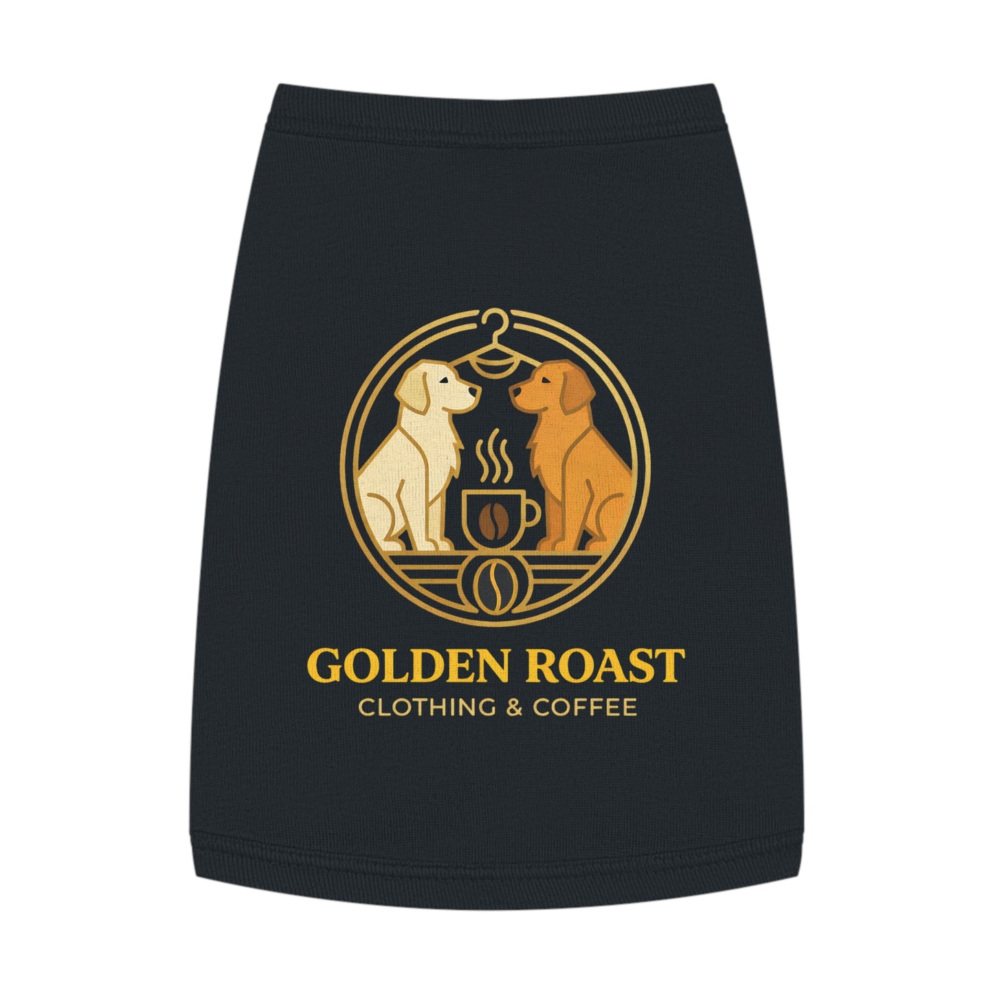 Pet Tank Top with Golden Roast Logo