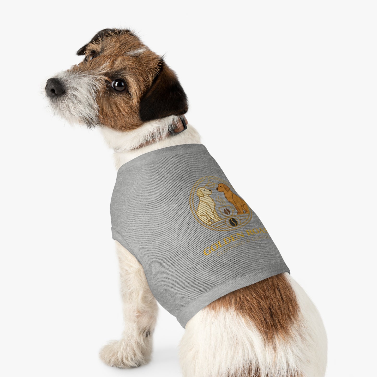 Pet Tank Top with Golden Roast Logo